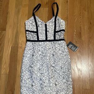 EXPRESS WHITE LACE size 0 midi length